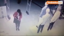 Kadın Hırsız, Avm'nin X-Ray Cihazında Unutulan Cep Telefonunu Böyle Çaldı