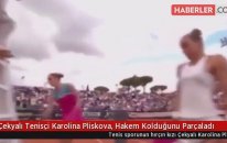 Çekyalı Tenisçi Karolina Pliskova, Hakem Kolduğunu Parçaladı