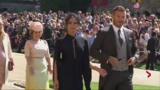 Beckham Çifti, Kraliyet Düğününde Gelin ve Damadı Gölgede Bıraktı