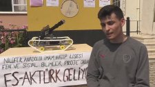 Lazer Güdümlü İnsansız Tank Prototipi Yapan Lise Öğrencisi