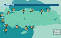 28 Mayıs Pazartesi 2018 - Hava Durumu