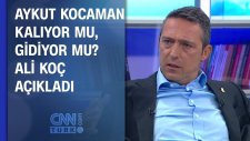 Aykut Kocaman kalıyor mu, gidiyor mu? Ali Koç açıkladı