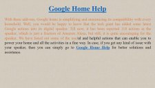 Google home enabled more actions Call at (800) 414-2180