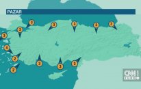 3 Haziran Pazar 2018 - Hava Durumu