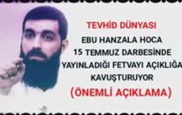 ke-efir şeytaen ebüw hanzale darbe gecesi erdoğana destek werip ke-efirlere düae etti tekfiyr edin