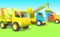 Küçük Kamyon Leo'nun Şarkıları. Yardımcı Araçların Şarkısı. - Cars Cars Song