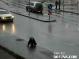 Sürünerek Karşıdan Karşıya Geçmek