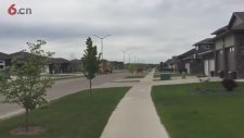 walking in a remote podunk