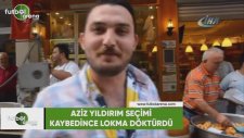 Aziz Yıldırım seçimi kaybetti, Turgutlulu peynirci lokma döktürdü