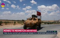 Münbiç'te Mehmetçik Devriyesi