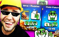Yeni İfadeler!! Hepsini Satın Aldım Ve 1 Milyon Altınla Yükseltme (Clash Royale)