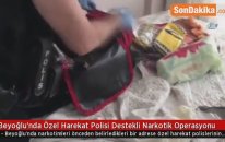 Beyoğlu'nda Özel Harekat Polisi Destekli Narkotik Operasyonu