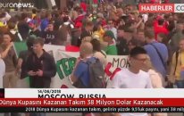 Dünya Kupasını Kazanan Takım 38 Milyon Dolar Kazanacak