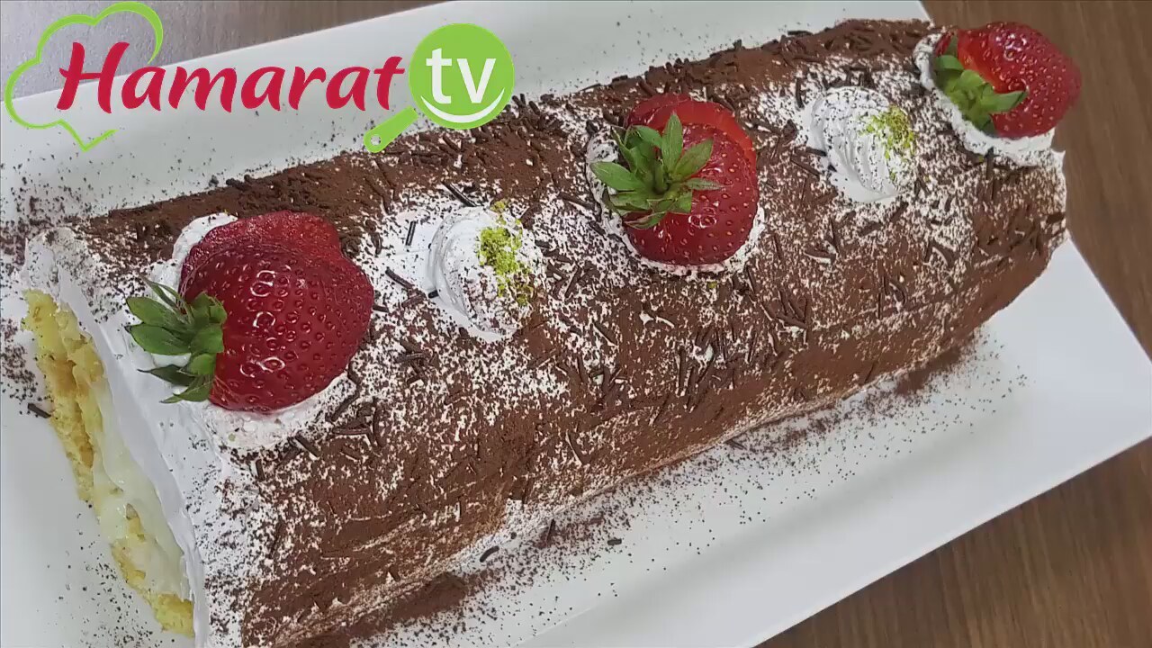 İlginç Zürafa Desenli Rulo Pasta Tarifi İlginç Zürafa Desenli Rulo Pasta Tarifi