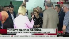 Muharrem İnce ile Tokalaşmayan Sandık Görevlisi Abla