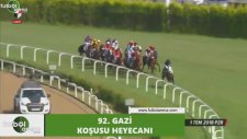 92. Gazi Koşusu'nu Ahmet Çelik'in jokeyliğini yaptığı Hep Beraber kazandı