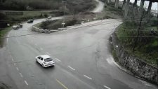 Motoruyla Drift Yapan Emminin Kazaya Sebep Olması