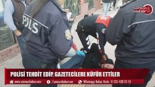 Üst Aramasından Tabanca Çıkan Gençler Polisi Tehdit Etti