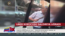Uber Sürücüsünü Sopa ile Tehdit Eden Taksici