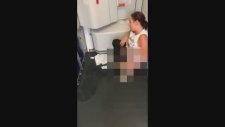 Uçak Katına İdrarını Yapan Kadın Yolcu