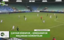 Çaykur Rizespor - Giresunspor maçından görüntüler