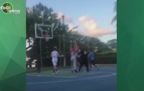 Antonie Griezmann'ın basketbol keyfi