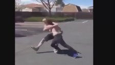 Body Slam Tekniği İle Dayak Yiyen Eleman