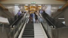 Metro İstasyonundaki Piyano Merdivenler