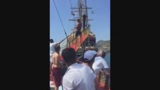 Alanya'da Kasıtlı Çarpışan Gezi Tekneleri