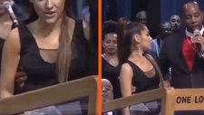 Cenaze Töreninde Ariana Grande'ye Dokunan Papaz