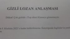 Gizli Lozan Anlaşması 2023'te Bitecek