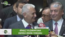 Binali Yıldırım'dan esprili zemin yorumu