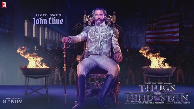 Thugs of Hindostan - Lloyd Owen hareketli afiş
