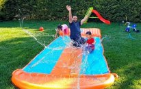 Su Kaydırağında Kaydık - Water Slide for Kids Inflatable Water Toys Playtime