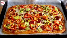 Tepsi Pizza Tarifi