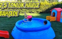 Bahçeye 2,5 Tonluk Havuz Kurduk Giant Inflatable Kids Pool - Funny Kid