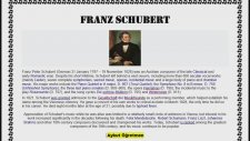Haftanın sanatçısı köşesinde Franz Schubert var Hayatı Bİyografisi Türkçe İngilizce Anonsları