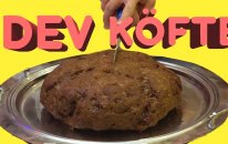 Dev Köfte Yaptık (3 Kilo Kıyma ile 1 Köfte)