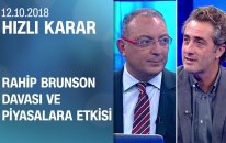 Rahip Brunson davası ve piyasalara etkisi - Hızlı Karar 12.10.2018 Cuma