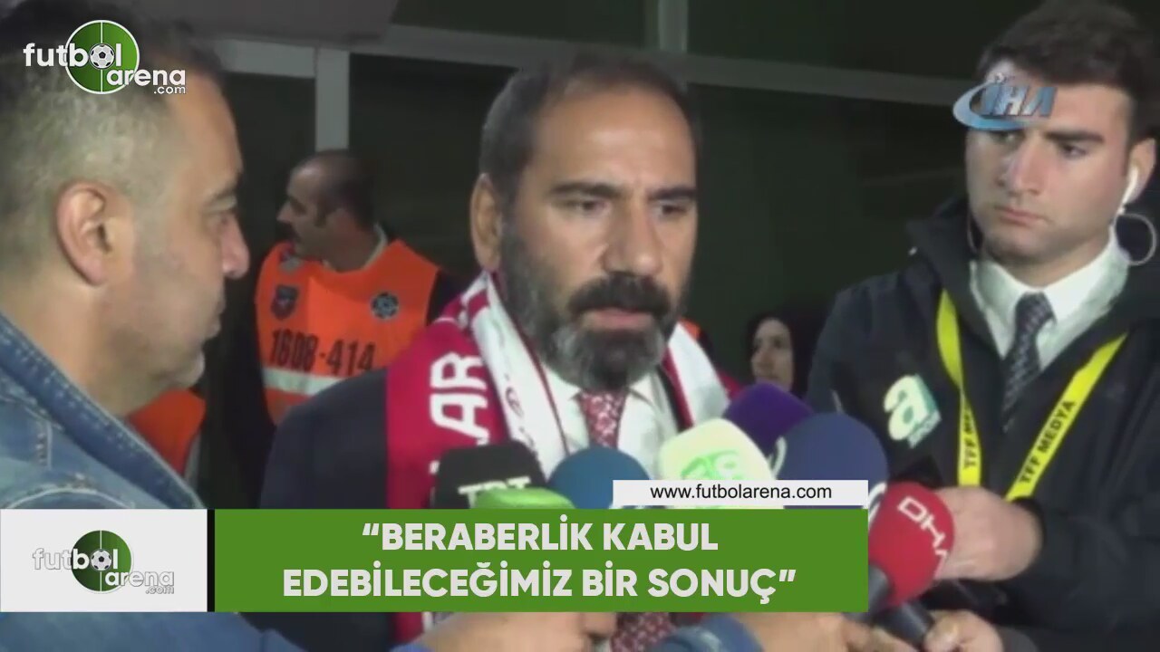 Mecnun Otyakmaz: Beraberlik kabul edebileceğimiz bir sonuç Mecnun Otyakmaz: Beraberlik kabul edebileceğimiz bir sonuç