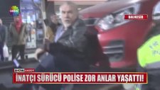Çekici ile İnatlaşan İnatçı Sürücü
