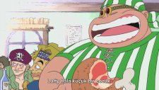 Shanks'in Luffy ile dalga geçmesi