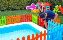 Babam Havuza Attım Şok Oldu Kid Swimming Pool , Funny Prank, Funny Kid Oyuncax TV
