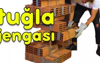 Tuğlalar ile Jenga Oynadık - Yıkılırsa Kaç!