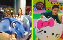 Melike Ve Eren Luna Parkta Eğleniyor Indoor Playground for Kids Play, Funny Oyuncax TV