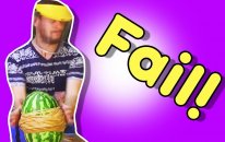 Lastikle Karpuz, Kola, Mayonez, Süt Patlatmayı Denedik (4'te 4 Fail)