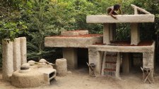İlkel Aletlerle Antik Villa Evi Yapımı