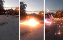 Yanlışlıkla Baş Aşağı Havai Fişek Patlatılması