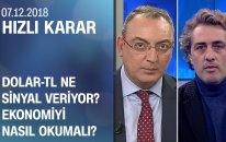Dolar-TL ne sinyal veriyor? Ekonomiyi nasıl okumalı? - Hızlı Karar 07.12.2018 Cuma