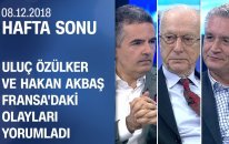 Uluç Özülker ve Hakan Akbaş, Fransa'daki olayları yorumladı - Hafta Sonu 08.12.2018 Cumartesi